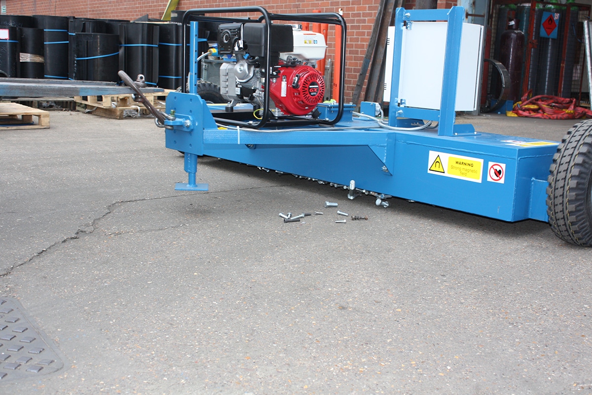 Bunting Electromagnet Forklift Sweeper