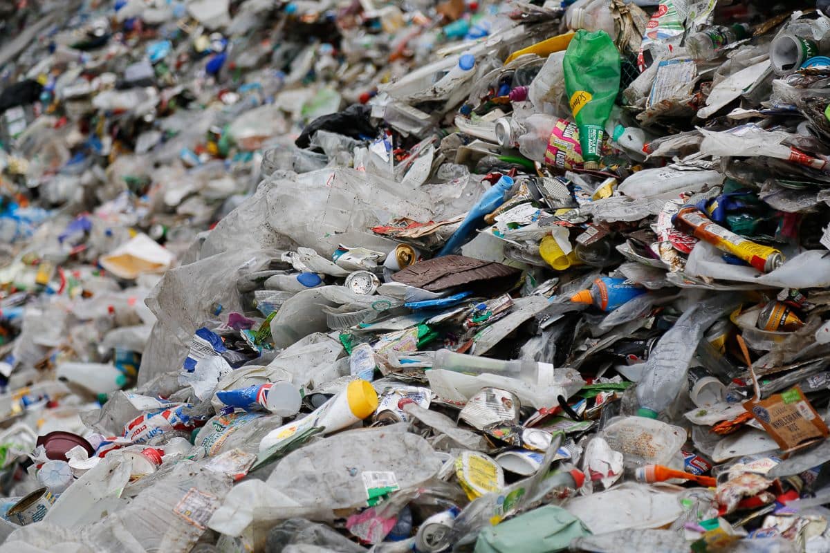 Bunting's Eddy Current Separator and Overband Magnet in operation at Parry &amp; Evans Recycling plant